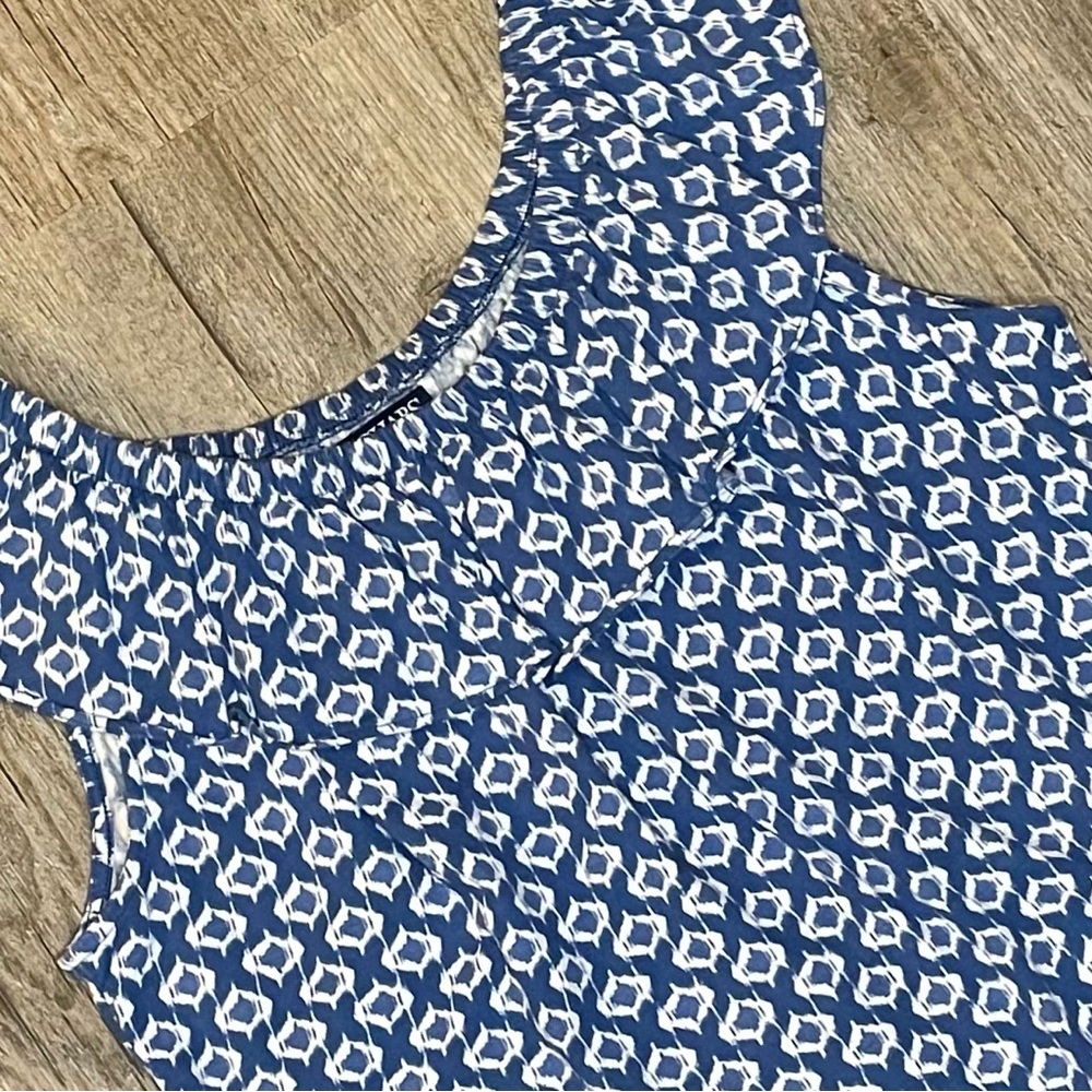 Chaps Sleeveless Ruffle Top - Picture 3 of 5
